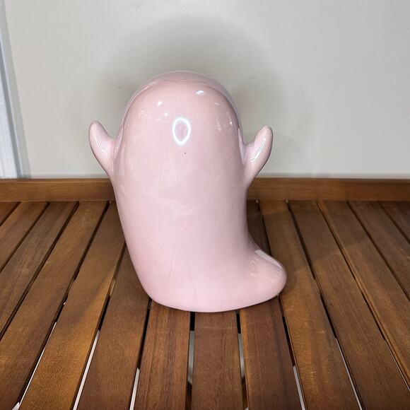 Halloween Ceramic Light Pink Ghost Table Spooky Halloween Home Decor New - Picture 5 of 10